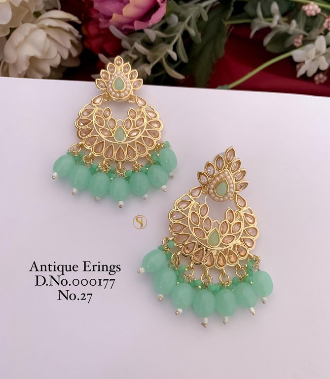 Antique Designer Wedding Wear Earrings Collection 3 Wholesalers In Delhi
